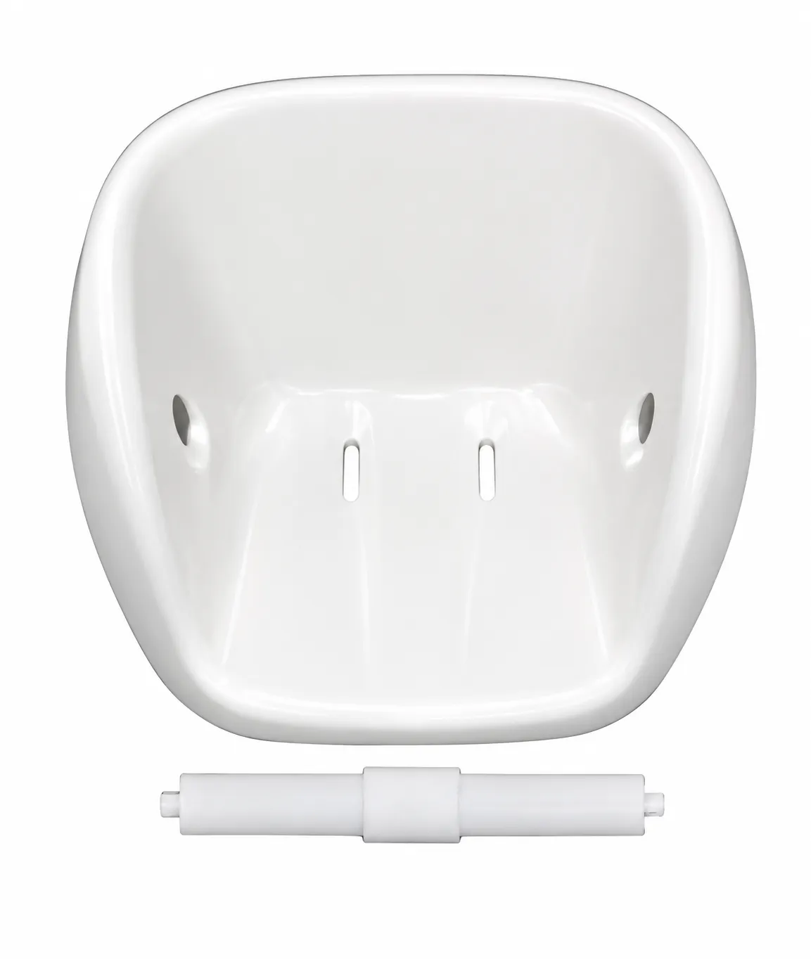 PORTA PAPEL HIGIENICO DE PARED PLASTICO PET