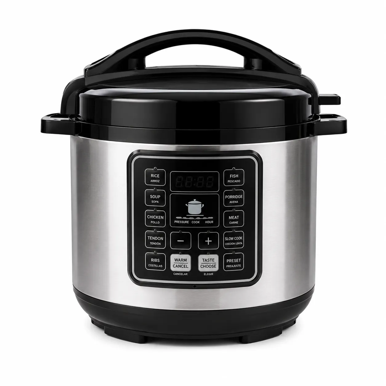 OLLA DE PRESION ELECTRICA DE 8 LITROS, 110 VOLTIOS, 60HZ, POTENCIA 1600 WATTS