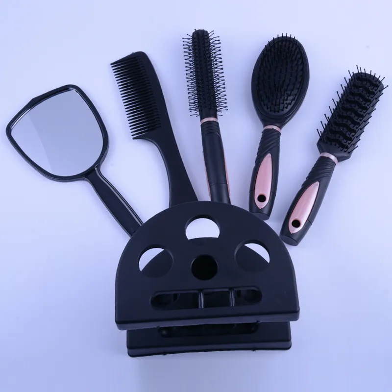 SET DE PEINE Y ESPEJO, 5 PIEZAS, 1 SET